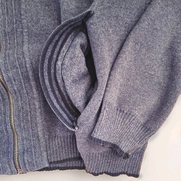 le chateau Zipper Front SWEATER HOODIE SIZE M - Picture 6 of 7